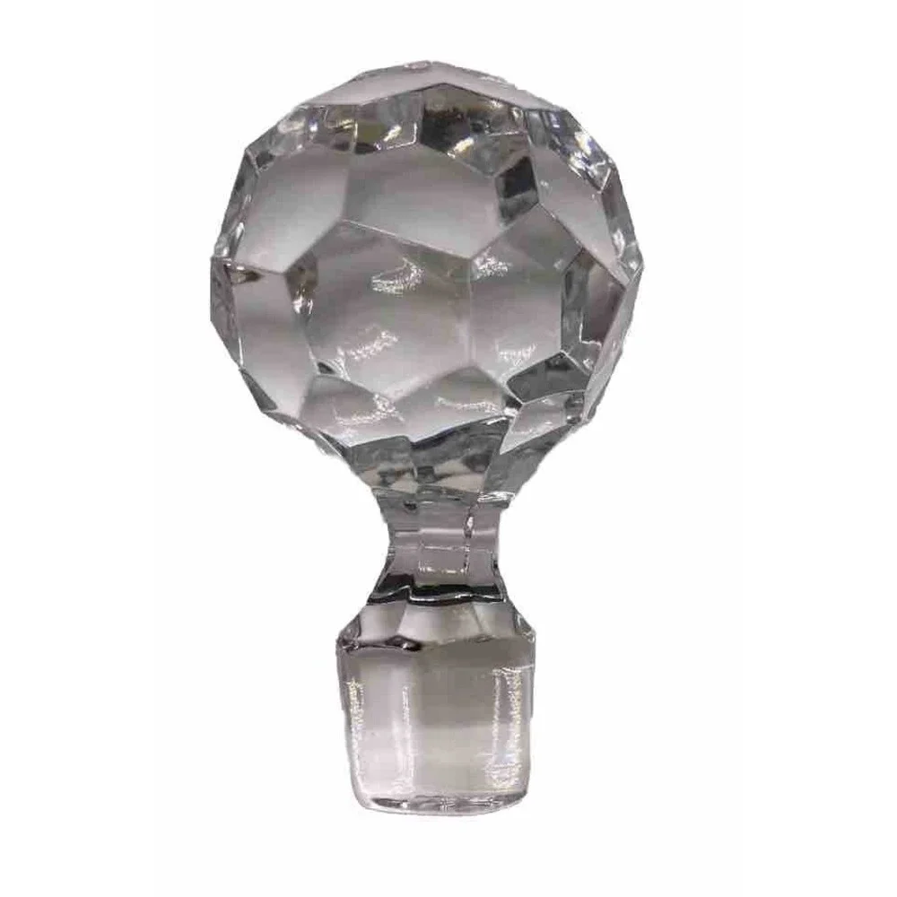 Old‎ Money Grandma Chic Yugoslavia Full Lead Crystal Decanter w/Faceted Stopper